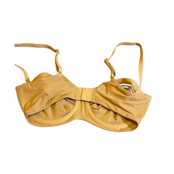 Le Mystere Second Skin Unlined Underwire Demi Bra Nylon Natural Size 32B NWT - Picture 6 of 12